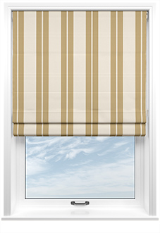 The British Stripe Co. Edward, Derwent No.1 - Roman Blind